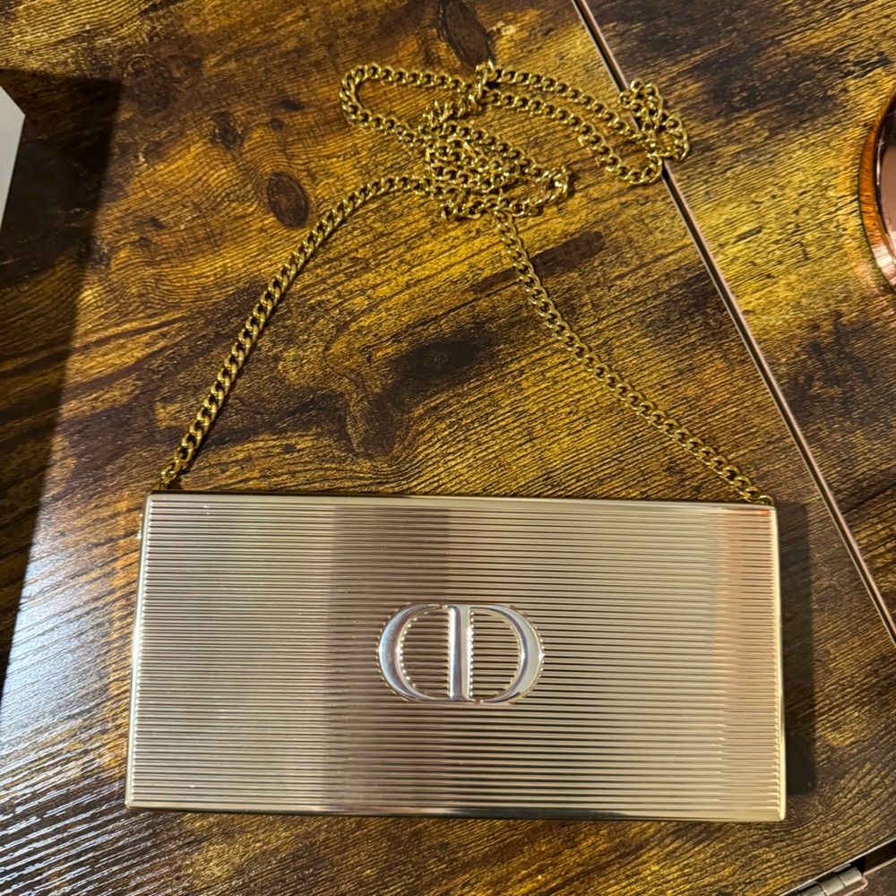 Christian Dior evening bag in gold